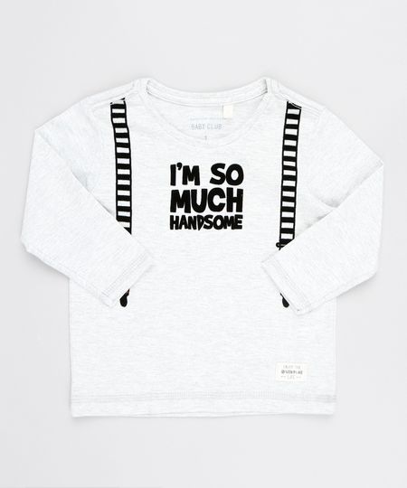 Camiseta-Infantil--I-m-So-Much-Handsome--Manga-Longa-Gola-Redondo-Cinza-Mescla-9530784-Cinza_Mescla_1 Camiseta-Infantil--I-m-So-Much-Handsome--Manga-Longa-Gola-Redondo-Cinza-Mescla-9530784-Cinza_Mescla_1