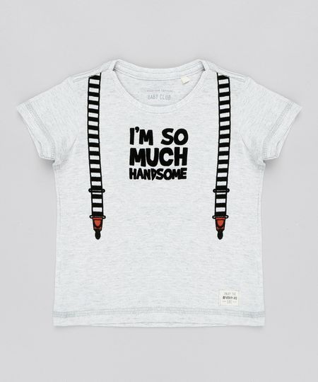 Camiseta-Infantil--I-m-So-Much-Handsome--Manga-Curta-Gola-Redondo-Cinza-Mescla-9530783-Cinza_Mescla_1 Camiseta-Infantil--I-m-So-Much-Handsome--Manga-Curta-Gola-Redondo-Cinza-Mescla-9530783-Cinza_Mescla_1