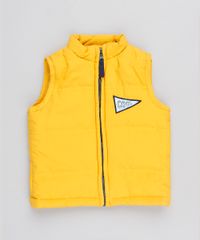 Colete-Infantil-Puffer-Com-Bolsos-Amarelo-9487291-Amarelo_1