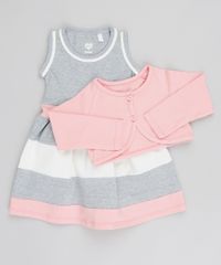 Vestido-Infantil-Sem-Manga-Cinza-Mescla---Bolero-Manga-Longa-Rosa-Claro-Rosa-Claro-9540146-Rosa_Claro_3