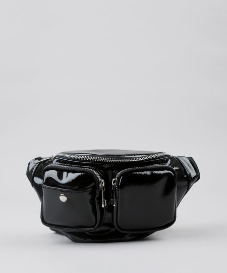 Pochete-Feminina-Com-Verniz-Com-Ziper-Preto-9484068-Preto_1