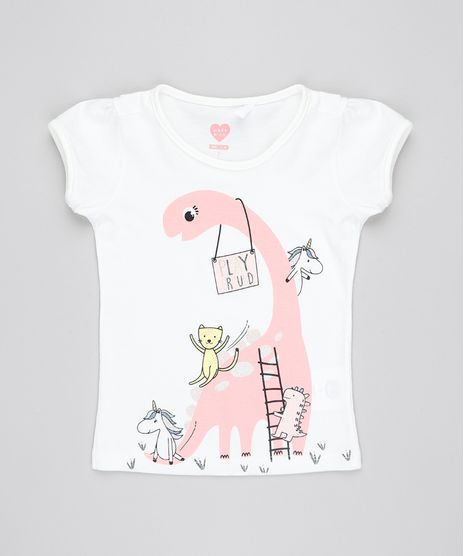 Blusa-Infantil-Unicornio-e-Amigos-Manga-Curta-Decote-Redondo-Off-White-9556285-Off_White_1