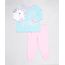 Pijama-Infantil-Unicornio--Born-to-Sparkle--Manga-Longa-Azul-9527872-Azul_1