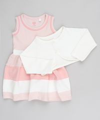 Vestido-Infantil-Sem-Manga-Rosa-Claro---Bolero-Manga-Longa-Off-White-Off-White-9540144-Off_White_4