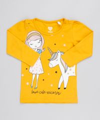 Blusa-Infantil-Unicornio--Love-Cute-Unicorns--Manga-Longa-Decote-Redondo-Amarela-9556484-Amarelo_1