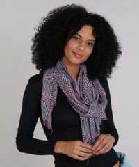 Kit-de-2-Lencos-Femininos-Estampados-Preto-9401555-Preto_1