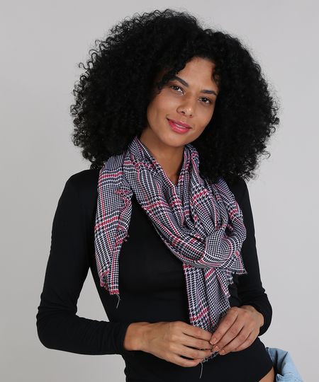 Kit-de-2-Lencos-Femininos-Estampados-Preto-9401555-Preto_1