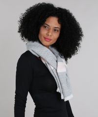 Cachecol-Feminino-Estampado-Chevron-Cinza-9401570-Cinza_1