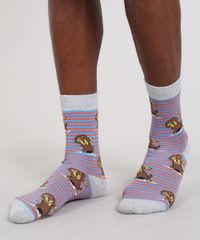 Meia-Masculina-Cano-Alto-Divertida-Estampada-Leao-Cinza-Mescla-9429291-Cinza_Mescla_2 Meia-Masculina-Cano-Alto-Divertida-Estampada-Leao-Cinza-Mescla-9429291-Cinza_Mescla_2
