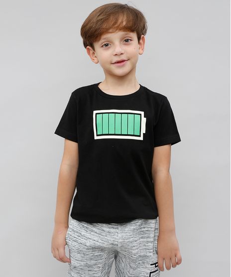 Camiseta-Infantil-Bateria-Carregada-Manga-Curta-Gola-Careca-Preta-9541768-Preto_1