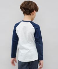 Camiseta-Raglan-Infantil-Lobo--Wild-Forest--Manga-Longa-Gola-Careca-Cinza-Mescla-Claro-9527100-Cinza_Mescla_Claro_2