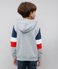 Blusao-Infantil--University--com-Recortes-e-Capuz-em-Moletom--Cinza-Mescla-9376814-Cinza_Mescla_2