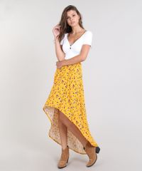 Saia-Feminina-Mullet-Estampada-Floral-Amarela-9568608-Amarelo_3