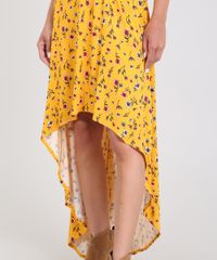 Saia-Feminina-Mullet-Estampada-Floral-Amarela-9568608-Amarelo_4