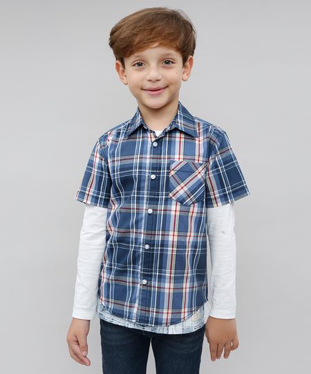 Camisa-Infantil-Estampada-Xadrez-com-Bolso-Manga-Curta-Azul-9387515-Azul_1 Camisa-Infantil-Estampada-Xadrez-com-Bolso-Manga-Curta-Azul-9387515-Azul_1