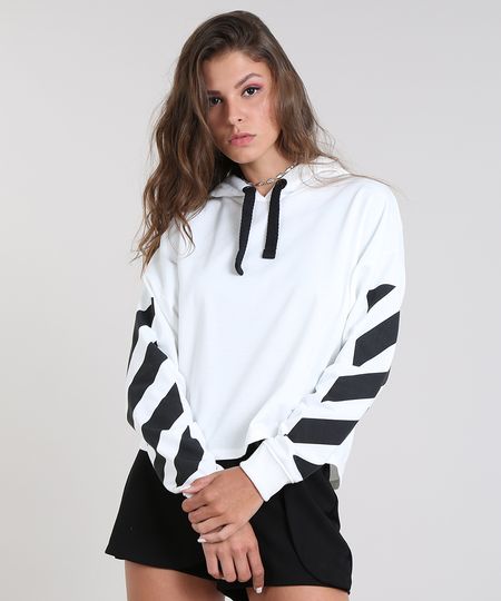 Blusao-Feminino-Cropped-em-Moletom-com-Capuz-e-Cadarco-Branco-9558018-Branco_1