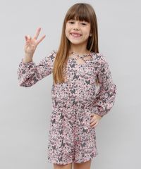 Macaquinho-Infantil-Estampado-Floral-Manga-Longa-Coral-9371293-Coral_1
