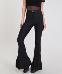 Calca-Feminina-Flare-com-Vinco-Preta-9560120-Preto_1