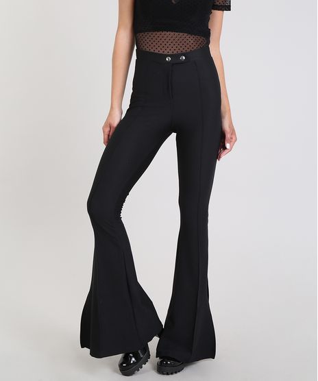 Calca-Feminina-Flare-com-Vinco-Preta-9560120-Preto_1