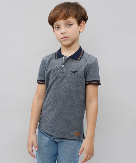Polo-Infantil-com-Listras-Manga-Curta-Cinza-Mescla-Escuro-9538434-Cinza_Mescla_Escuro_1