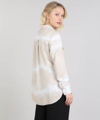 Camisa-Feminina-Mindset-Tie-Dye-com-Bolsos-Manga-Longa-Bege-Claro-9582339-Bege_Claro_2