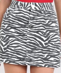 Saia-Feminina-Em-Sarja-Reta-Animal-Print-Branca-9586460-Branco_4