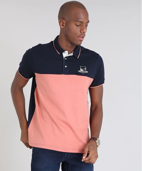 Polo-Masculina-com-Recorte-e-Bordado-Manga-Curta-Azul-Marinho-9527593-Azul_Marinho_1