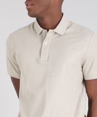 Polo-Masculina-em-Piquet-Manga-Curta-Kaki-9477947-Kaki_4