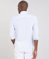 Camisa-Masculina-Slim-Estampada-Mini-Print-Floral-Manga-Longa-Branca-9436430-Branco_2