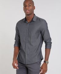 Camisa-Masculina-Slim-Manga-Longa-Chumbo-9467897-Chumbo_1