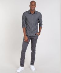 Camisa-Masculina-Slim-Manga-Longa-Chumbo-9467897-Chumbo_3