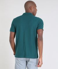 Polo-Masculina-em-Piquet-Manga-Curta-Verde-Escuro-9477947-Verde_Escuro_2