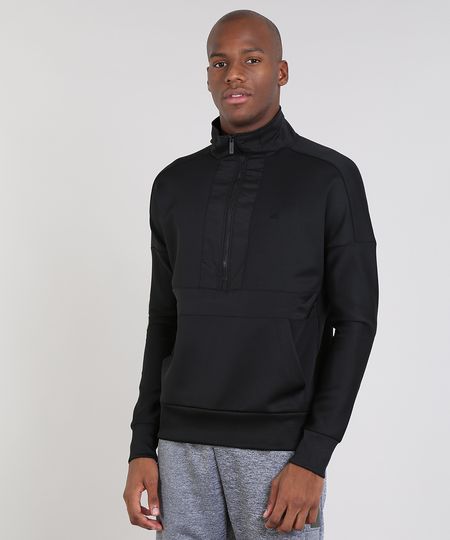 Blusao-Masculino-Esportiva-Ace-Meio-Ziper-com-Recortes--Preto-9345183-Preto_1