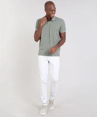 Polo-Masculina-Estampada-Floral-em-Piquet-Manga-Curta-Verde-9529651-Verde_3