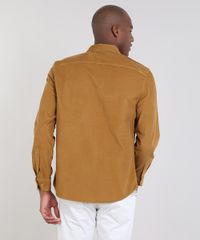 Camisa-Masculina-Comfort-em-Veludo-Cotele-Manga-Longa-Mostarda-9436444-Mostarda_2