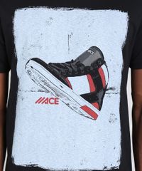 Camiseta-Masculina-Esportiva-Ace-com-Estampa-de-Tenis-Manga-Curta-Gola-Careca-Preto-9412024-Preto_4