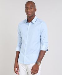 Camisa-Masculina-Slim-Listrada-Estampada-Mini-Print-Manga-Longa-Azul-Claro-9436428-Azul_Claro_1