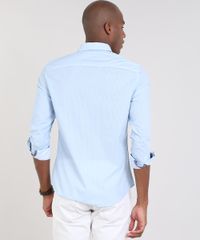 Camisa-Masculina-Slim-Listrada-Estampada-Mini-Print-Manga-Longa-Azul-Claro-9436428-Azul_Claro_2