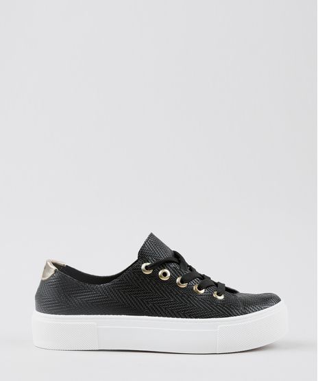 Tenis-Feminino-Moleca-Flatform-Texturizado-Preto-9595256-Preto_1