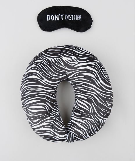 Kit-de-Apoio-de-Pescoco-Estampado-Animal-Print---Tapa-Olho-Preto-9522192-Preto_1