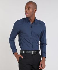 Camisa-Masculina-Comfort-Estampada-Mini-Print-Manga-Longa-Azul-Marinho-9430714-Azul_Marinho_5
