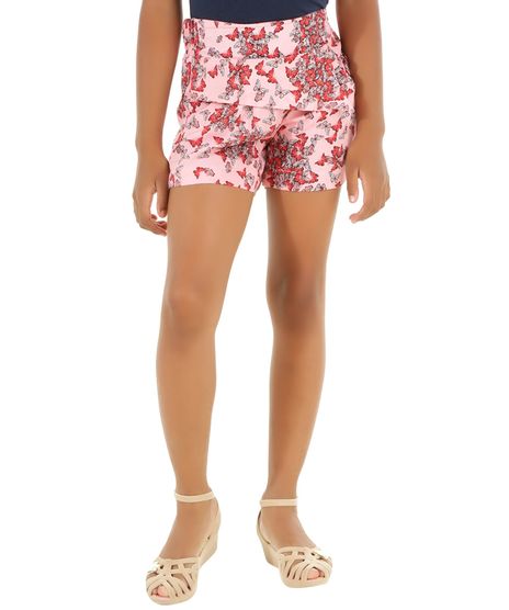 Short-Estampado-de-Borboletas-Rosa-Claro-8497138-Rosa_Claro_1