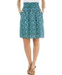 Saia-Midi-Estampada-de-Penas-Verde-8513838-Verde_1