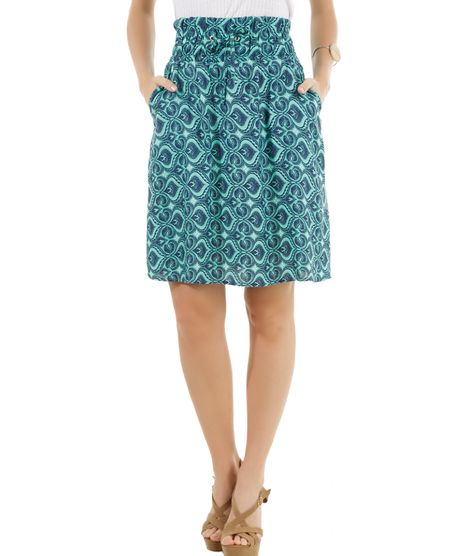 Saia-Midi-Estampada-de-Penas-Verde-8513838-Verde_1