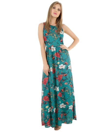 Vestido-Longo-Estampado-Floral-Verde-8443318-Verde_1