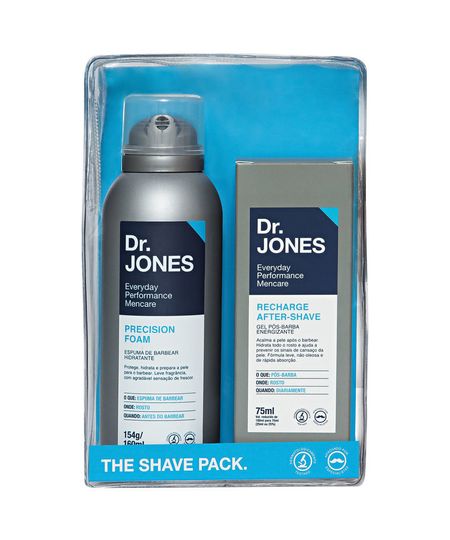 Kit The Shave Pack 160ml + 100ml Menor preço em Kit The Shave Pack 160ml + 100ml
