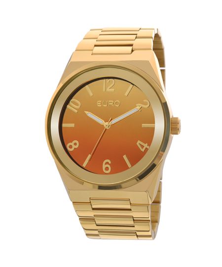 Relógio Euro Feminino Premium EU2035YAF/4L- Dourado Menor preço em Relógio Euro Feminino Premium EU2035YAF/4L- Dourado