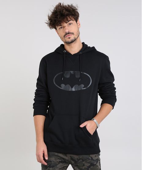 Blusao-Masculino-Batman-com-Capuz-e-Bolso-em-Moletom-Preto-9340185-Preto_1
