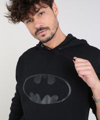 Blusao-Masculino-Batman-com-Capuz-e-Bolso-em-Moletom-Preto-9340185-Preto_4
