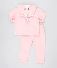 Conjunto-Infantil-Unicornio-de-Jaqueta-com-Capuz---Calca-em-Fleece-Rosa-Claro-9444010-Rosa_Claro_2